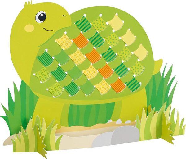 Produktbild: Bastelset Flecht- und Webbilder Tiere