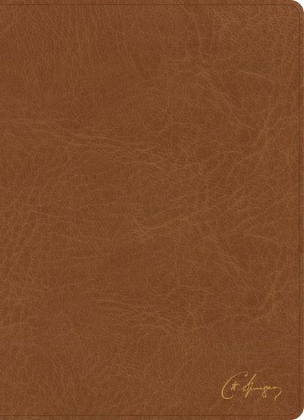 Produktbild: KJV Spurgeon Study Bible, Tan Leathertouch