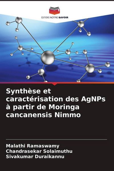 Produktbild: Synth&egrave;se et caract&eacute;risation des AgNPs &agrave; partir de Moringa cancanensis Nimmo