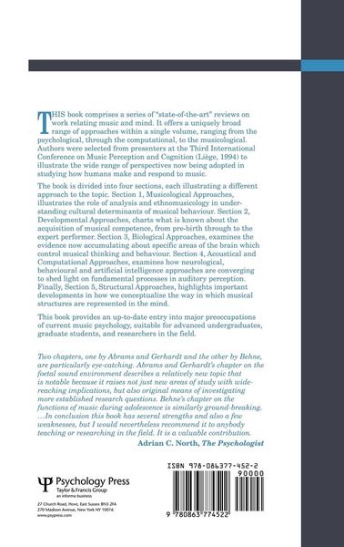 Produktbild: Perception And Cognition Of Music
