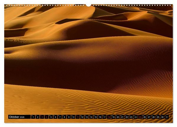 Produktbild: Rub al Khali - die gr&ouml;sste Sandw&uuml;ste der Erde (Wandkalender 2026 DIN A2 quer), CALVENDO Monatskalender
