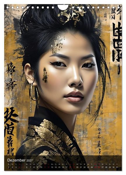 Produktbild: Geisha - Asian Spirit (Wandkalender 2027 DIN A4 hoch), CALVENDO Monatskalender