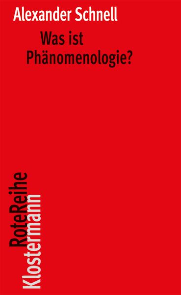 Produktbild: Was ist Ph&auml;nomenologie?