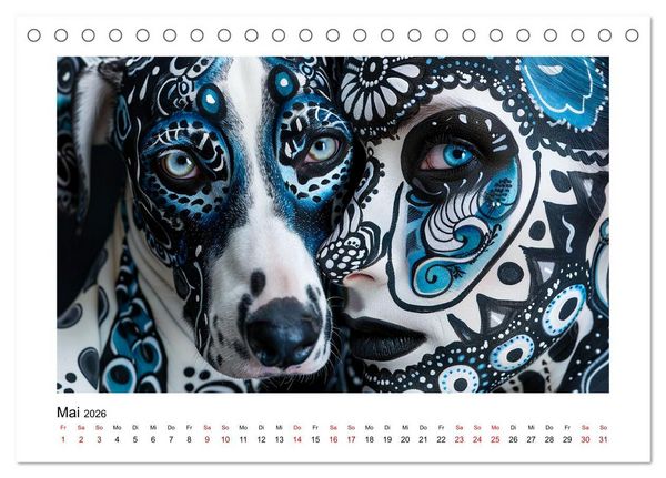 Produktbild: Dalmatinergirls (Tischkalender 2026 DIN A5 quer), CALVENDO Monatskalender