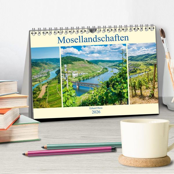 Produktbild: Mosellandschaften (Tischkalender 2026 DIN A5 quer), CALVENDO Monatskalender
