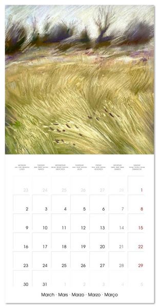Produktbild: Impressions pastel (Calendrier mural carr&eacute; 2026 30x30 cm) Calendrier double avec une page pour vos prises de notes