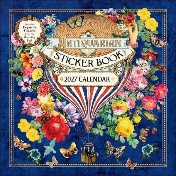 Produktbild: The Antiquarian Sticker Book 2027 Wall Calendar