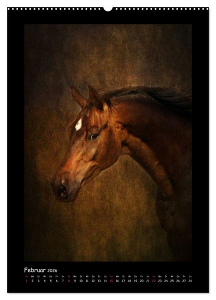Produktbild: Art Horse 2026 (Wandkalender 2026 DIN A2 hoch), CALVENDO Monatskalender