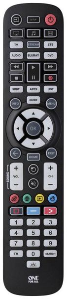 Produktbild: One For All URC 3661 Universal Fernbedienung Schwarz
