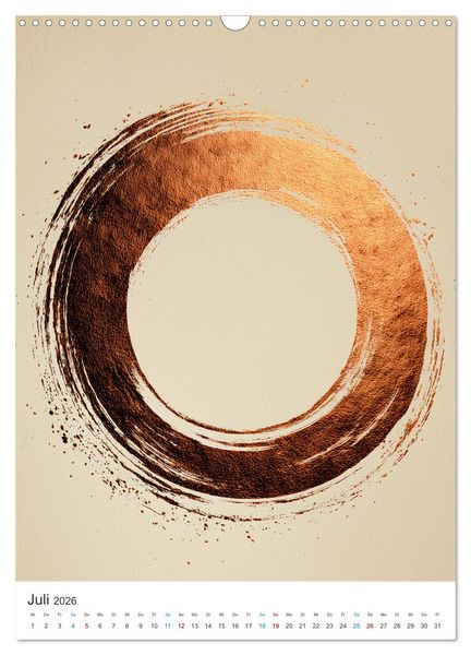 Produktbild: Minimalistische Kunstwerke (Wandkalender 2026 DIN A3 hoch), CALVENDO Monatskalender