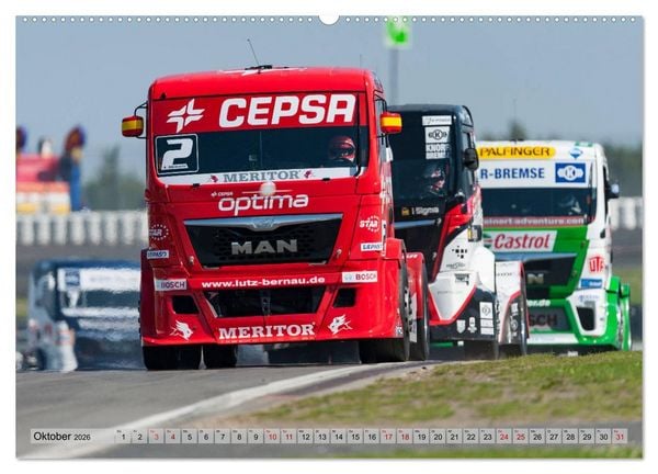 Produktbild: Best of TRUCK RACING (hochwertiger Premium Wandkalender 2026 DIN A2 quer), Kunstdruck in Hochglanz