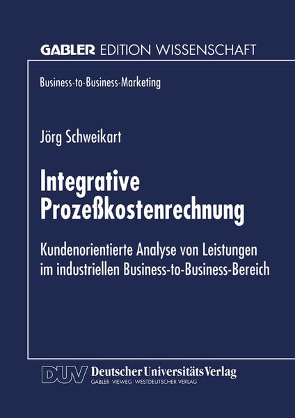 Produktbild: Integrative Proze&szlig;kostenrechnung