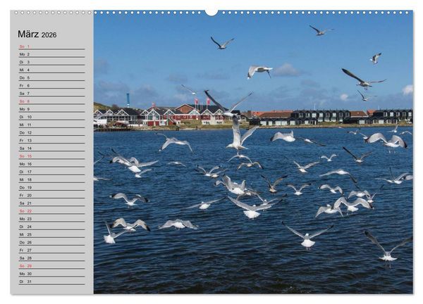 Produktbild: D&auml;nemark - Umgebung von Hvide Sande (hochwertiger Premium Wandkalender 2026 DIN A2 quer), Kunstdruck in Hochglanz