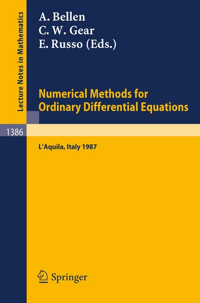 Produktbild: Numerical Methods for Ordinary Differential Equations