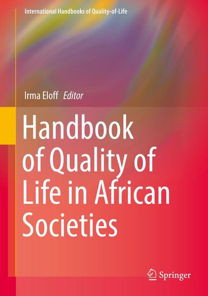 Produktbild: Handbook of Quality of Life in African Societies