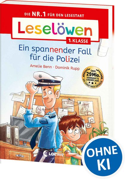 Leselöwen 1. Klasse - Ein spannender Fall für die Polizei, Taschenbuch von Amelie Benn, Loewe, 978-3-7432-2464-3