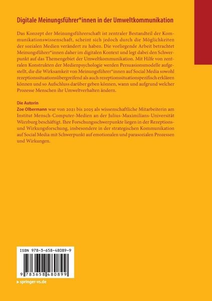 Produktbild: Digitale Meinungsf&uuml;hrer*innen in der Umweltkommunikation