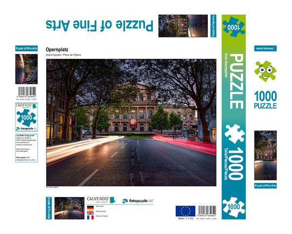 Produktbild: CALVENDO Puzzle Opernplatz | 1000 Teile Lege-Gr&ouml;&szlig;e 64x48cm Foto-Puzzle f&uuml;r gl&uuml;ckliche Stunden
