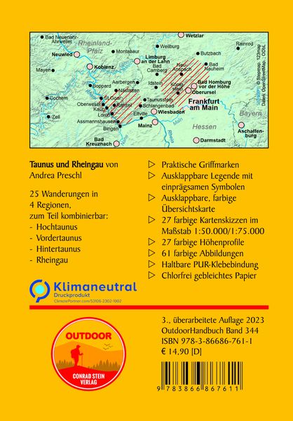 Produktbild: Taunus und Rheingau 25 Touren zwischen romantischen Burgen und Römerkastellen