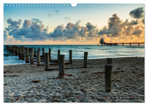 Produktbild: Stimmungsvolle Ostseek&uuml;ste 2026 (Wandkalender 2026 DIN A3 quer), CALVENDO Monatskalender