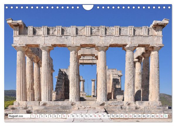 Produktbild: Ancient Greece and Architecture (Wall Calendar 2026 DIN A4 landscape), CALVENDO 12 Month Wall Calendar
