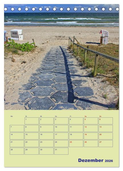 Produktbild: Sehnsuchtsort Ostseebad Boltenhagen (Tischkalender 2026 DIN A5 hoch), CALVENDO Monatskalender