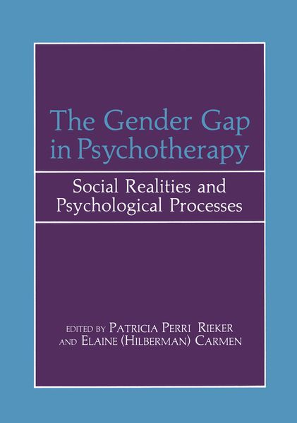 Produktbild: The Gender Gap in Psychotherapy