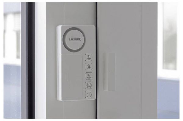 Produktbild: ABUS Mini-Alarmanlage Time2Close&trade; Wei&szlig; 115 dB ABTC10000