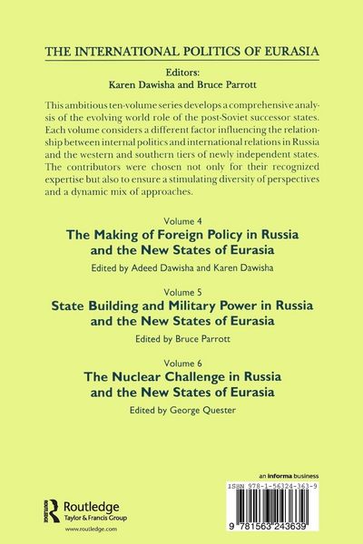 Produktbild: The International Politics of Eurasia