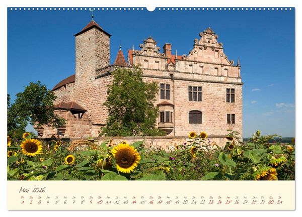 Produktbild: Burgen in Bayern Bayerns trutzige Vergangenheit (Wandkalender 2026 DIN A2 quer), CALVENDO Monatskalender