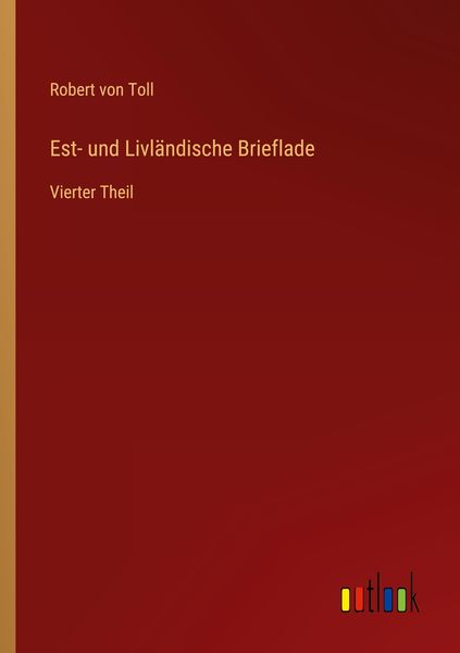 Produktbild: Est- und Livl&auml;ndische Brieflade