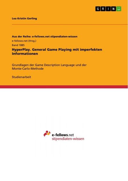 Produktbild: HyperPlay. General Game Playing mit imperfekten Informationen