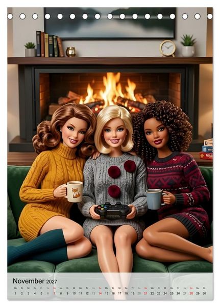 Produktbild: Fabulous Dolls &ndash; Im Hier und Jetzt (Tischkalender 2027 DIN A5 hoch), CALVENDO Monatskalender