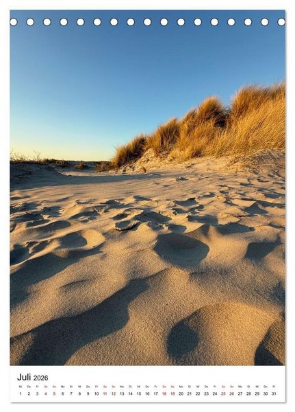 Produktbild: Strand der Sehnsucht - Sankt Peter-Ording (Tischkalender 2026 DIN A5 hoch), CALVENDO Monatskalender