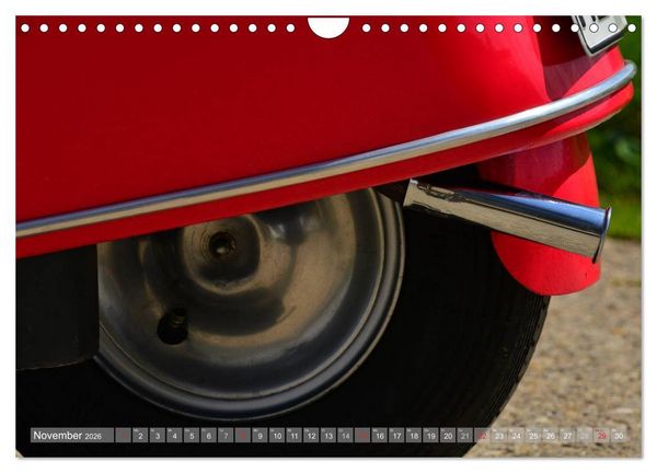 Produktbild: Messerschmitt KR 200 Kabinenroller (Wandkalender 2026 DIN A4 quer), CALVENDO Monatskalender