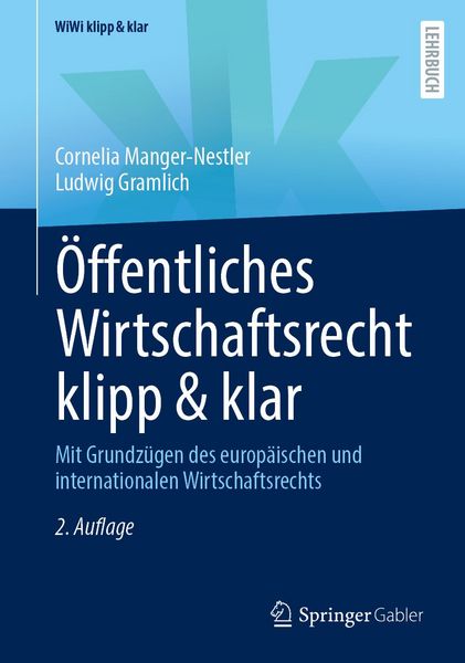 Produktbild: &Ouml;ffentliches Wirtschaftsrecht klipp & klar