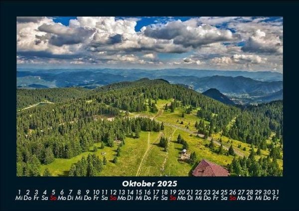 Produktbild: Berge 2025 Fotokalender DIN A5