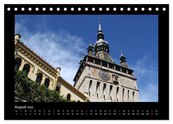 Produktbild: Rum&auml;nien - Siebenb&uuml;rgen und Bukowina (Tischkalender 2026 DIN A5 quer), CALVENDO Monatskalender