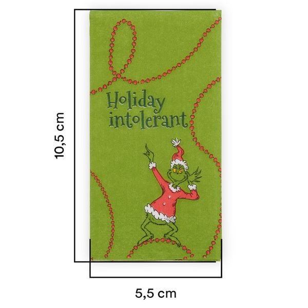 Produktbild: Taschent&uuml;cher Holiday intolerant, Grinch
