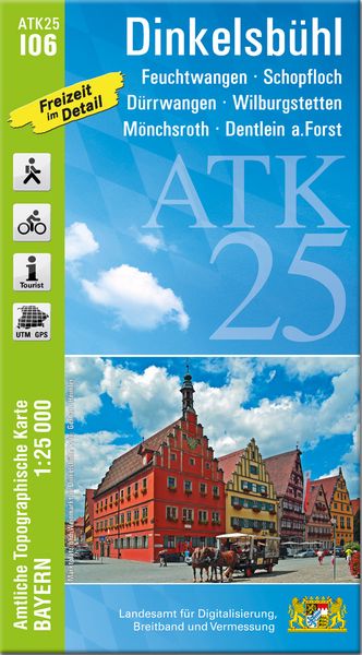 Produktbild: Dinkelsb&uuml;hl 1:25 000