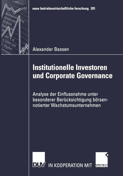 Produktbild: Institutionelle Investoren und Corporate Governance