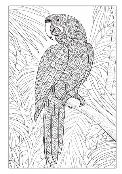 Produktbild: Mandala Tiere Malbuch f&uuml;r Erwachsene mit 50 sch&ouml;nen Ausmalmotiven