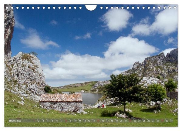 Produktbild: Le Nord de l'Espagne (Calendrier mural 2026 DIN A4 vertical), CALVENDO calendrier mensuel