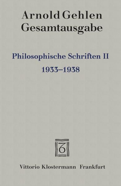 Produktbild: Philosophische Schriften II