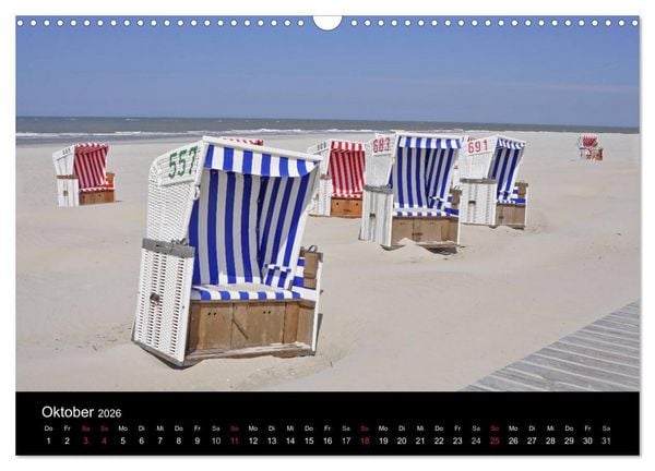 Produktbild: Ostfriesische Inseln (Wandkalender 2026 DIN A3 quer), CALVENDO Monatskalender