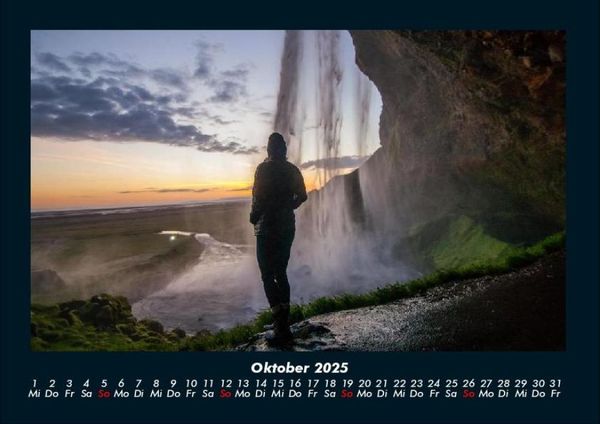 Produktbild: Wasserf&auml;lle 2025 Fotokalender DIN A4