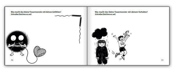 Produktbild: Das kleine Trauermonster - Trauerbew&auml;ltigung zum Mitmachen
