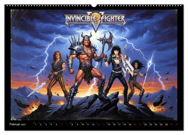 Produktbild: Schrill, bizarr und wilde Haare (Wandkalender 2027 DIN A2 quer), CALVENDO Monatskalender