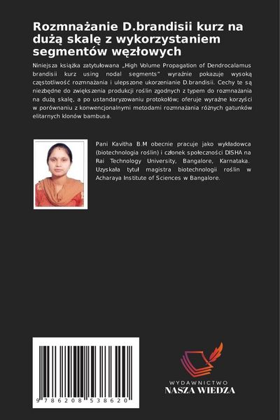 Produktbild: Rozmna&iquest;anie D.brandisii kurz na du&iquest;&iquest; skal&iquest; z wykorzystaniem segment&oacute;w w&iquest;z&iquest;owych