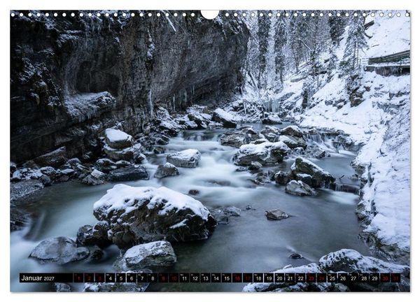 Produktbild: Breitachklamm im Wandel der Jahreszeiten (Wandkalender 2027 DIN A3 quer), CALVENDO Monatskalender